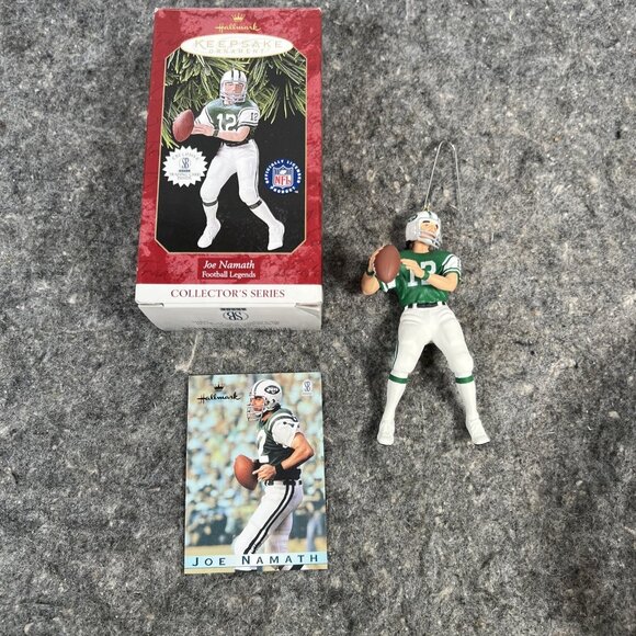 Hallmark Other - 1995 Hallmark Christmas Ornament Football Legends Joe Namath #12 New York Jets